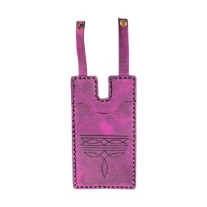 Handmade Leather Boot Wallet Western Boot Holder With Snap Closure Strap Leather Boot Wallet For Women Riding Hiking