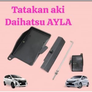 Tatakan Aki Mobil Ayla/Sigra 1 Set plus bracket