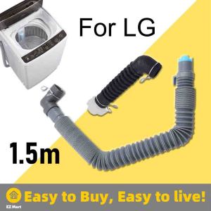 【Fast Shipping】 Extension Soft Pi pe Wash Machine Dishwasher Drain Waste Outlet Hose Universal Bathroom Kitchen Water Extension Tube LG-Inside-Hose LG-Outside-Hose