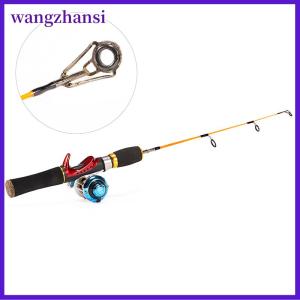 wangzhansi Cần câu cá trên băng Bộ Cần Câu Cá Mùa Đông hai đầu cần câu quay