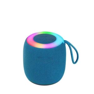 Wireless Bluetooth Speaker with Colorful Ambient Night Light Outdoor PortableFabric Subwoofer