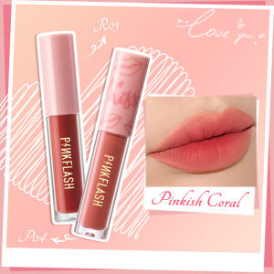 PINKFLASH OhMyKiss Two-color Lipstick Soft Bitten Lips Look VE Moisturising Long-lasting Waterproof Transfer-proof Highly Pigmented Matte Finish