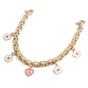 30cm hoa dâu tây trái tim dây trang trí trang trí cho túi xách và túi xách tăng cường giao diện của túi khác nhau