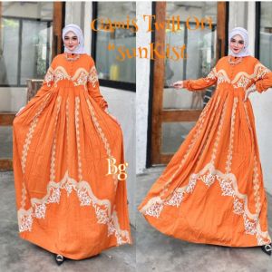 Gamis Twill BG Collection Motif Sunkist