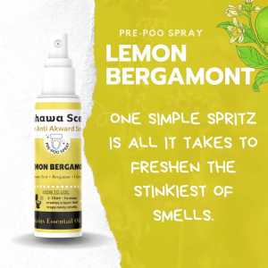 Toilet Spray Poop Ninja Ginhawa Scent Poop Spray Odor Buster - Lemon Scent Toilet Deodorizer 60ml Air Freshener