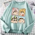 Baju Atasan Lengan Panjang Kaos SWEATER wanita SHINCHAN. 