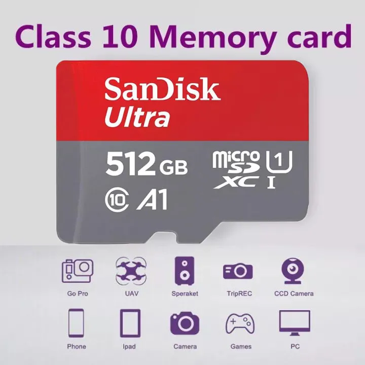 Sandisk-cartão De Memória 100% Original A1a2, Micro Sd, Tf, Classe