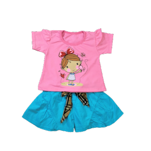 Set Pakaian Anak Atasan Dan Celana Terbaru 224C