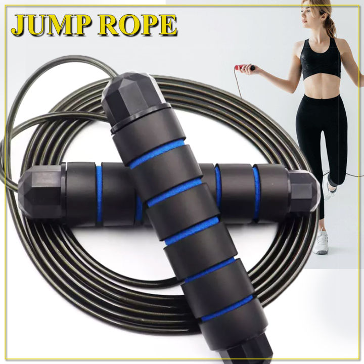 JUMP Rope Tangle-Free with Ball Bearings Rapid Speed jumping Jump Rope ...