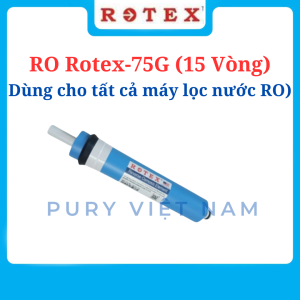 Màng RO Rotex-75G (15 Vòng) - Dùng Cho Máy Lọc Nước RO (Hàng chính hãng - Check Mã QR)