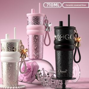 KOI WATCHES 710มล. ถ้วยกาแฟเคลือบเซรามิก ฉนวนหรือการระบายความร้อน SUS316 สแตนเลส แก้วเก็บความร้อน ทนทาน รักษาทั้งความร้อนและความเย็น ถ้วยสุญญากาศ