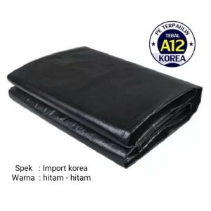 TERPAL A12 warna hitam kuat dan tebal Tersedia ukuran 3x43x53x63x73x84x44x54x64x755