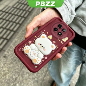 PBZZ Case for REDMI NOTE 15 4G NOTE 15 PRO poco M8 PRO 5G phone casing Softcase Silicone shockproof Cover new design aesthetic with holder 360 ° rotate cute Bear for men JTXX3