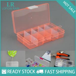 LF Wholesale✨Flash Sale ✨ Plastic10 slots adjustable Jewelry กล่องเก็บของ Case CRAFT Organizer beads