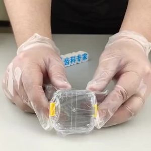 10/20/30/50pcs Denture Tooth Storage With Membrane Plastic Denture Membrane Dental Tooth With Film