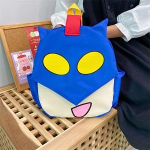 CRNGW Detachable  Xiao Xin School Bag Nylon Large Capacity Cartoon Backpack Adjustable Straps Cute Crayon Shin-chan Daypack Kids