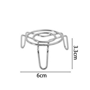 YESPERY Mini Steaming Rack Stainless Steel Health Pot Milk Pot Small Stand Rice Cooker Pastry Egg Steaming Rack Kitchen Gadgets