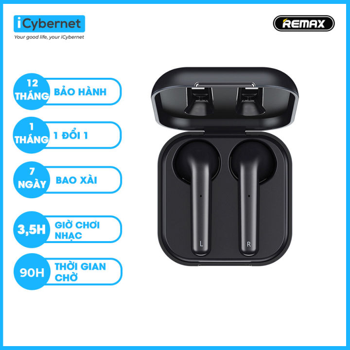 Tai nghe True Wireless nhét tai Remax TWS-11 điều khiển cảm ứng, hỗ trợ ...
