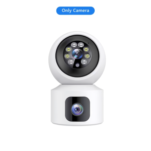 4G Máy ảnh ống kính kép CCTV 8MP 4K HD bé màn hình tự động theo dõi con người phát hiện giám sát an ninh gia đình camera PTZ