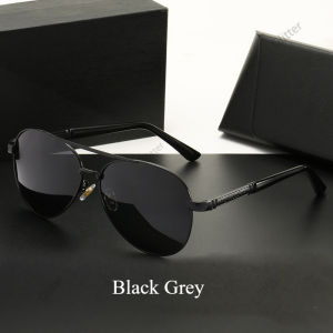 Luxury Mens Sunglasses Polarized UV 400 Driving Fishing Sun Glasses For Men Women Vintage Black Pilot Sunnies