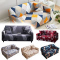 Sarung Sofa Tamu 3 Tempat Duduk Set 1/2/3 Seater Sarung Sofa Cover Sofa Elastic 1 2 3 Seater Couch Cover Pattern/Anti-Selip L shape sofa anti-debu alas Kursi Sopa Tamu Gratis Sarung Bantal dan Stickfoam. 