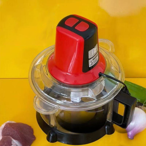 Home meat mincer Multi-functional electric stainless steel plastic meat mincer cut vegetables chop chili and stir