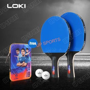 Loki Table Tennis Racket Double Rackets Training Professional Competition High Elastic FL / CS For Students Adult