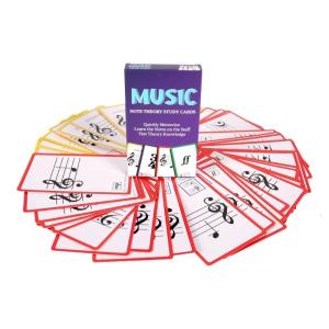 Piano Note Theory Flashcards Music Flash Cards Colored Copper Plate Paper Piano Color Coded Flash Cards Easy to Use