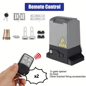 370W Electric Sliding Gate Opener Automatic Motor Remote Kit Heavy Duty 800-1000KG Load With WIFI Model