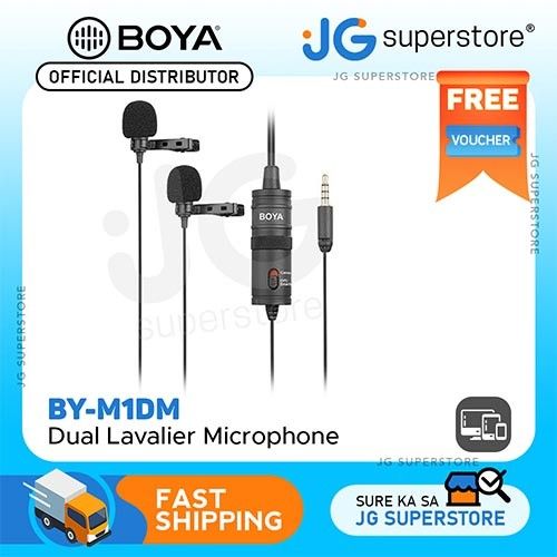 BOYA BY-M1DM Dual Omnidirectional Lavalier Microphone BY-M1DM