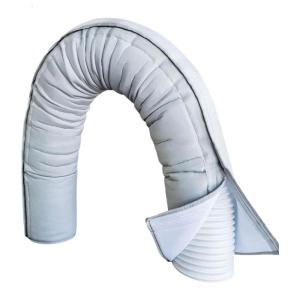 Air Conditioning Hose Insulation Cover Suitable for Exhaust Ducts Thermal Protection with Adjustable Elastic Straps
