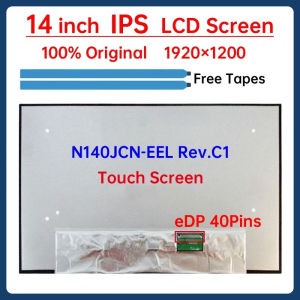 14 Inch IPS Laptop LCD Screen N140JCN EEL N140JCN-EEL Rev.C1 Display Matrix Panel Replacement 1920x1200 eDP 40 Pins Touch Screen