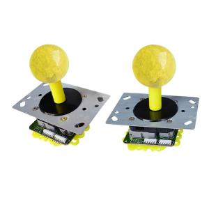 Pack of 2 Universal Gaming Joystick Controllers Easy Installation Metal Plastic Construction for Multiple Game Consoles