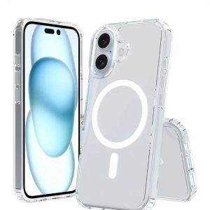 【🔥SG🔥】 RICHMENTMALLMagnetic Case with Kickstand Clear Phone Case & Wireless Charging For iPhone 17 16 15 14 13  Pro Max Plus Case