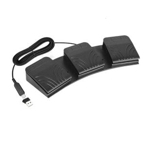 3 Pedal USB Foot Switches Programmable Keyboards Mouse Commands for Office and Gaming Setups