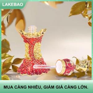 【LAKEBAO】 3ml Dubai tinh dầu chai hương thơm chai bơm lại nước hoa chai Trung Đông hương thơm rỗng chai nước hoa thủy tinh