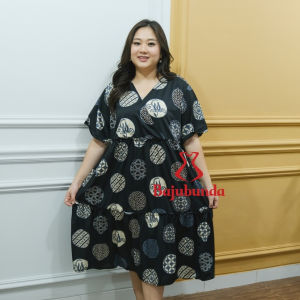 Dress Jumbo Wanita Baju Kondangan Big Size Pesta Oversize Bajubunda LOVABATIK