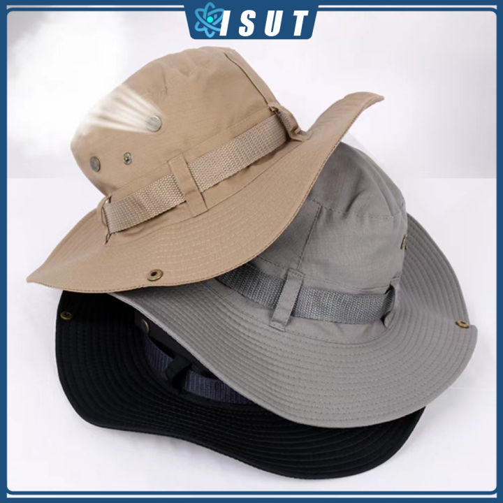 Breathable Waway Cap Men's Fisherman Hat Wide Brim Fishing Hiking Outdoor  Bucket Hat For Men Mountaineering Travel Hat Beach Hat Cap For Men With