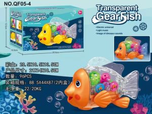 MAINAN ANAK ANIMAL TRANSPARAN FULL LIGHT IKAN GEAR DINO KADO TERBAIK