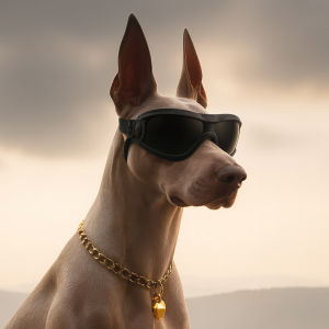 แว่นกันแดดสัตว์เลี้ยง แว่นหมา แฟชั่นสุดเท่ห์ ใส่สบาย สายรัดปรับได้  มี 3 ขนาดให้เลือก แว่นตากันลมสัตว์เลี้ยง แว่นตาเเฟชั่นสุนัข  อุปกรณ์เสริมสัตว์เลี้ยง