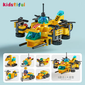 Kidstiful Mainan Brick Edukasi Blok 142Pcs City Building Blocks Mainan Anak Kompatibel dengan Balok