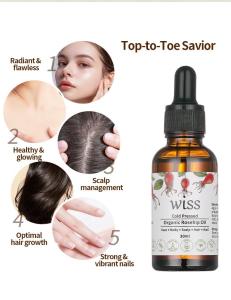 Wiss Cold Pressed Organic Rosehip Rose Hip Oil Deep Moisturizing Rejuvenates Skin Nail Care Facial Body Oil 30ml SG Ready Stock