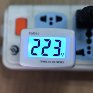 ปลั๊กวัดกระแส ดิจิตอลโวลต์มิเตอร์ปลั๊กโวลต์มิเตอร์เครื่องทดสอบแรงดันไฟฟ้าจอแสดงผล LCD โวลต์ 220 (มีสินค้าในประเทศไทยส่งได้เลย)