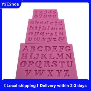 【Local shipping】 3 pcs New Mini Letter&Number Silicone Handmade Fondant Cake Decorating DIY Mould