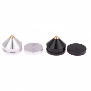 Christmas gift 【AYLMER】 1Set Speaker Loudspeaker Spikes Stand Feet Audio Speaker Repair Parts Turntable Stand Shock Absorber Pin Nails And Pads
