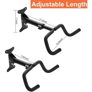 50KG! Bicycle Hanger Bike Wall Hanger Rack Mountain bike Wall hook Mount Bicycle wall fixed double hook rack indoor display flip bike frame Bicycle Accessories