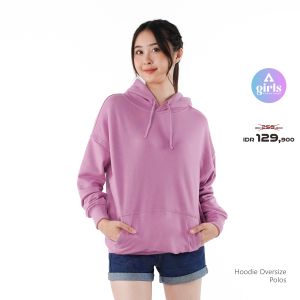 Aerostreet Hoodie Oversize Polos Gelap Woman KAD02