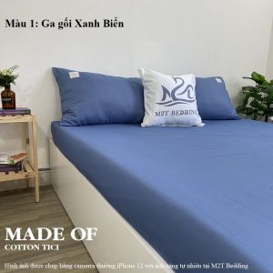 Ga giường Cotton Tici M2T Bedding - Ga trải giường cotton phong cách Hàn Quốc - không kèm vỏ gối - đủ size drap nệm