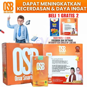 OSB Omar Smart Brain Vitamin Otak Kecerdasan Anak Dan Dewasa 60 Kapsul 400 mg