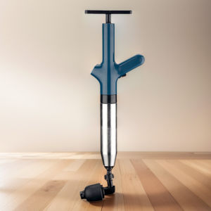 Drain Clog Remover Stainless Steel Electric Toilet Plunger for Sink Toilets Pipe Heavy Duty Drain Cleaner Tool